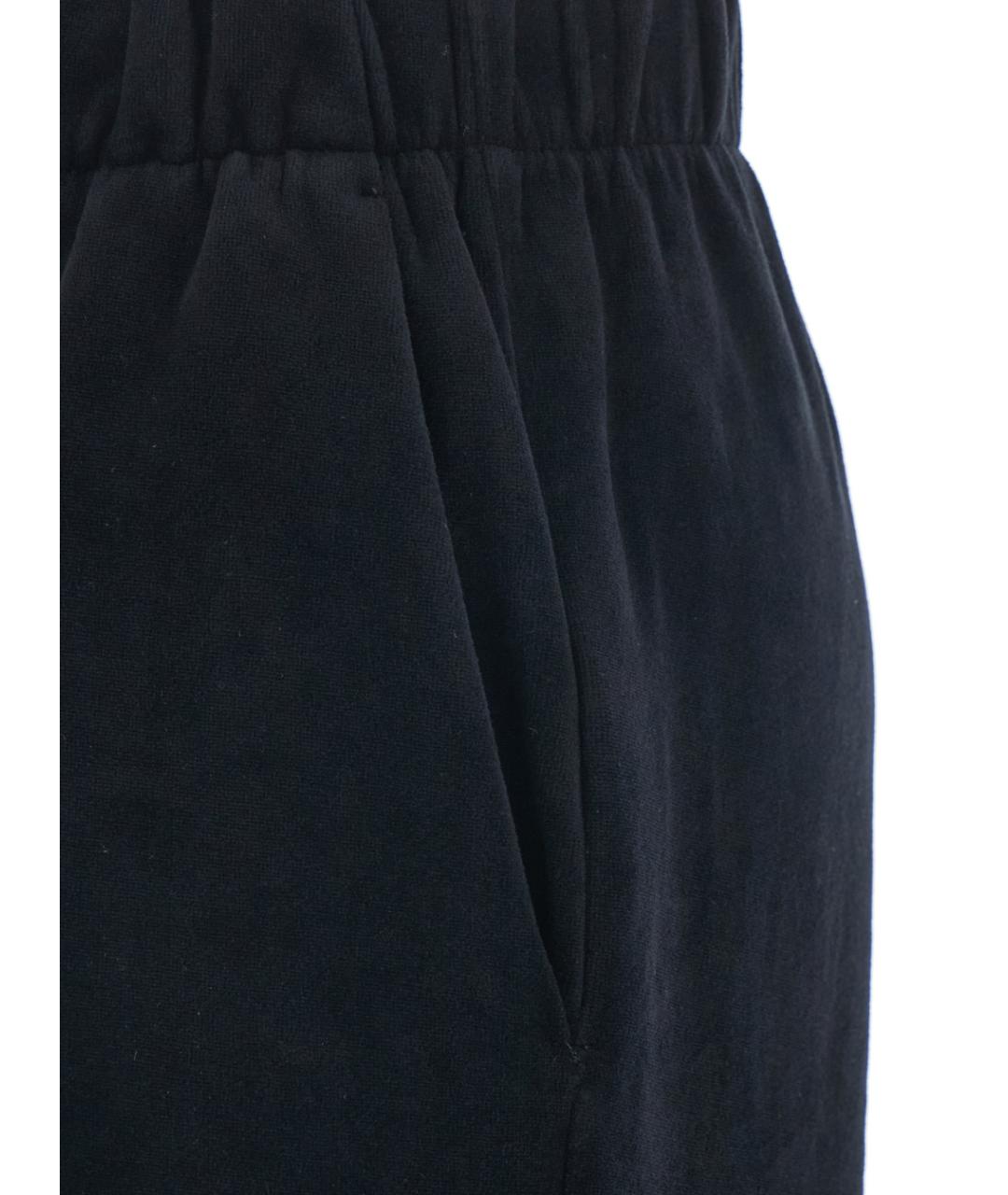 GOLDEN GOOSE DELUXE BRAND Черные хлопковые прямые брюки, фото 3