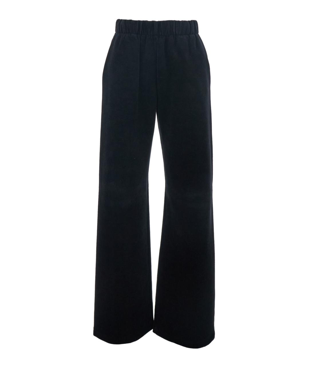 GOLDEN GOOSE DELUXE BRAND Черные хлопковые прямые брюки, фото 1