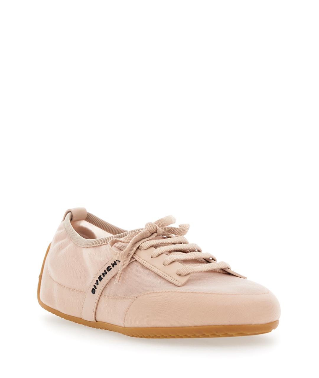 GIVENCHY Розовые текстильные кроссовки, фото 2