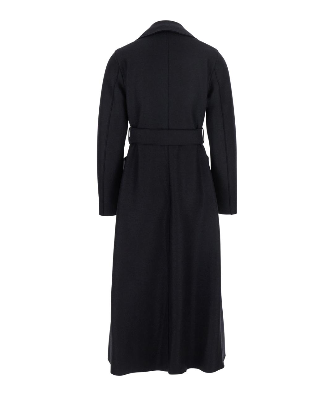 HARRIS WHARF LONDON Черное шерстяное пальто, фото 2