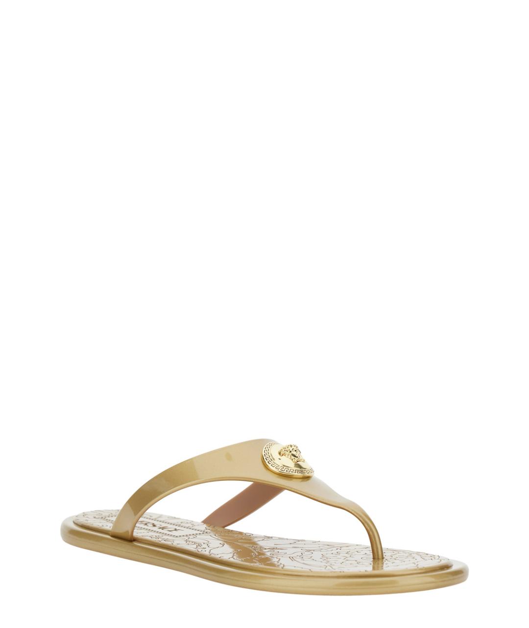 VERSACE Бежевые шлепанцы, фото 2