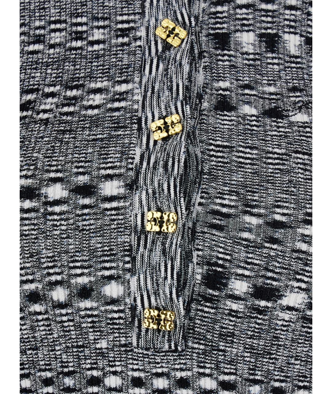 GANNI Белая вискозная водолазка, фото 3