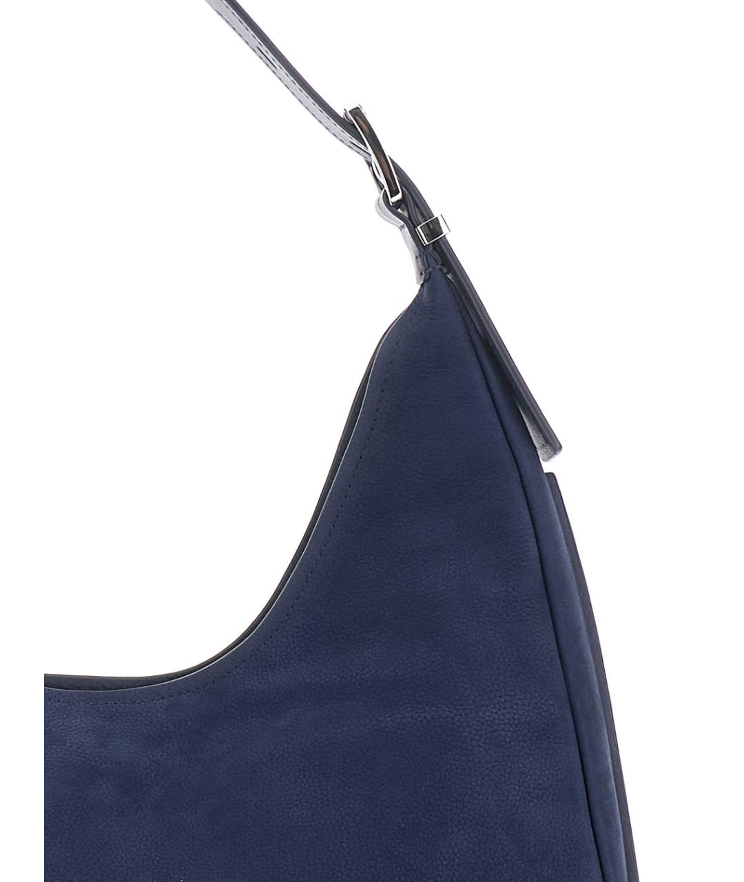 MICHAEL MICHAEL KORS Синяя замшевая сумка через плечо, фото 3