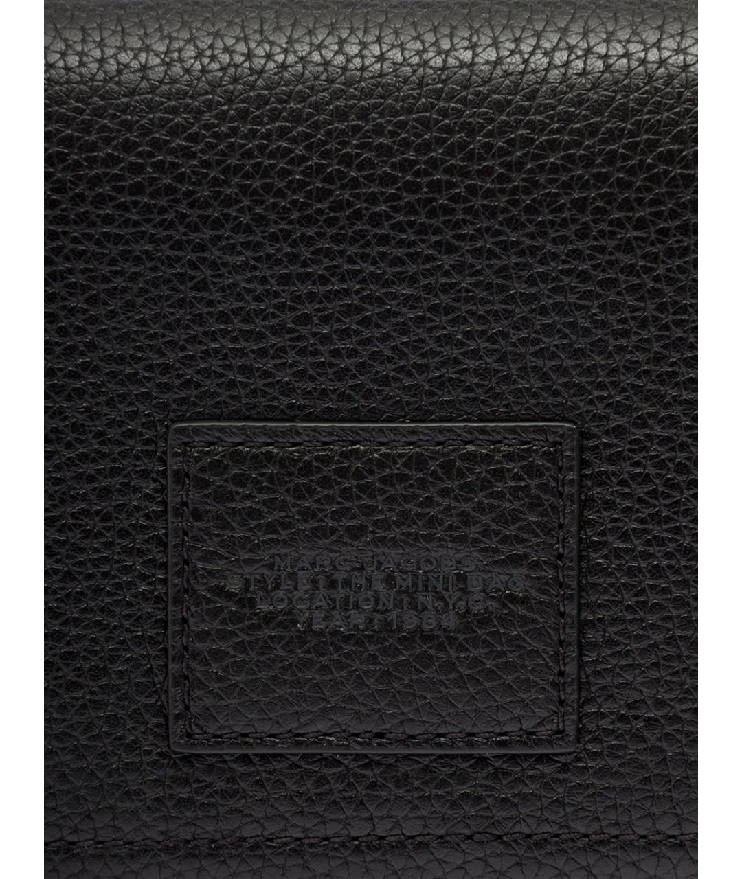MARC JACOBS Черная кожаная сумка через плечо, фото 5