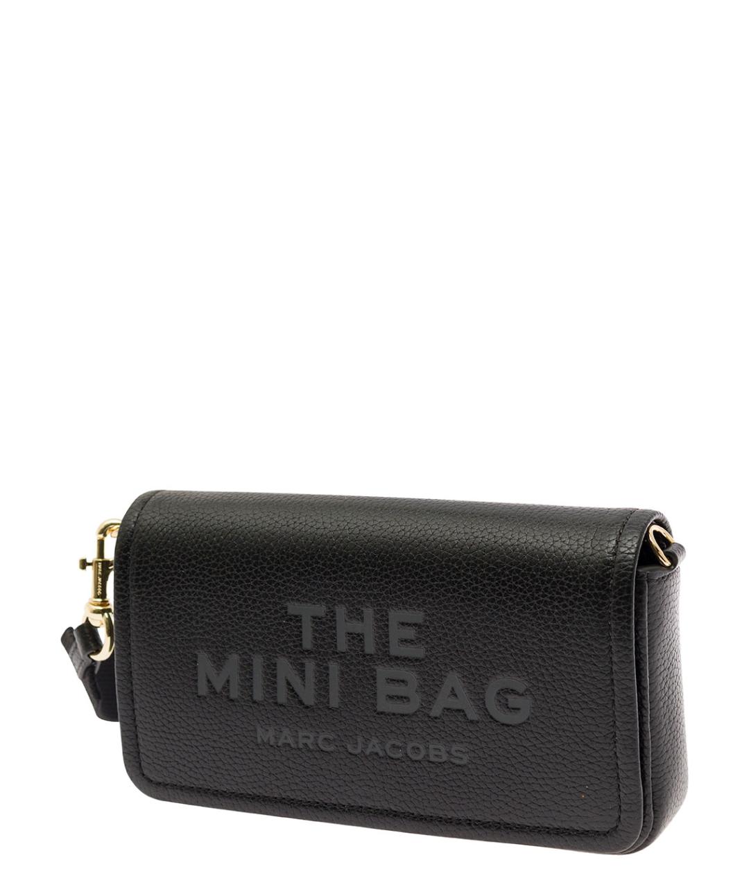 MARC JACOBS Черная кожаная сумка через плечо, фото 2