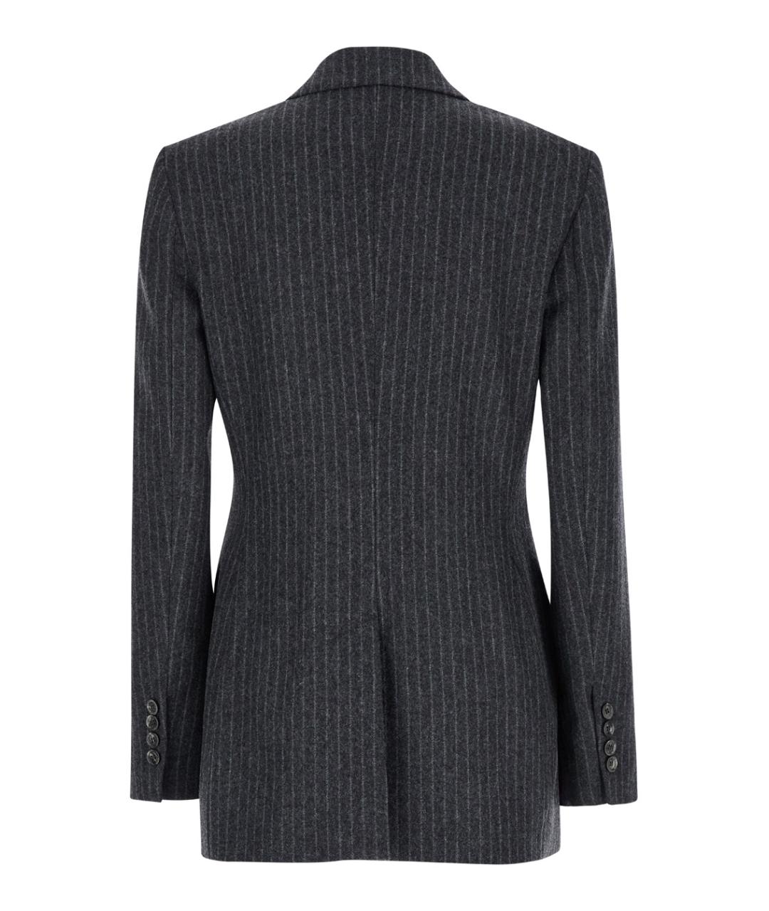 Ami Paris Серый шерстяной жакет/пиджак, фото 2