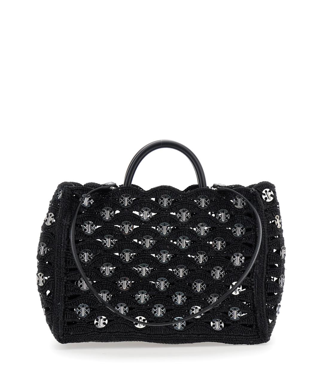 PACO RABANNE Черная сумка тоут, фото 2