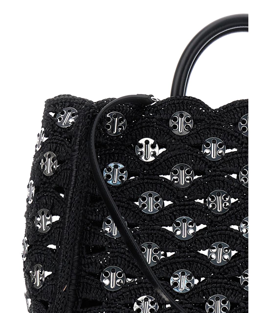 PACO RABANNE Черная сумка тоут, фото 3