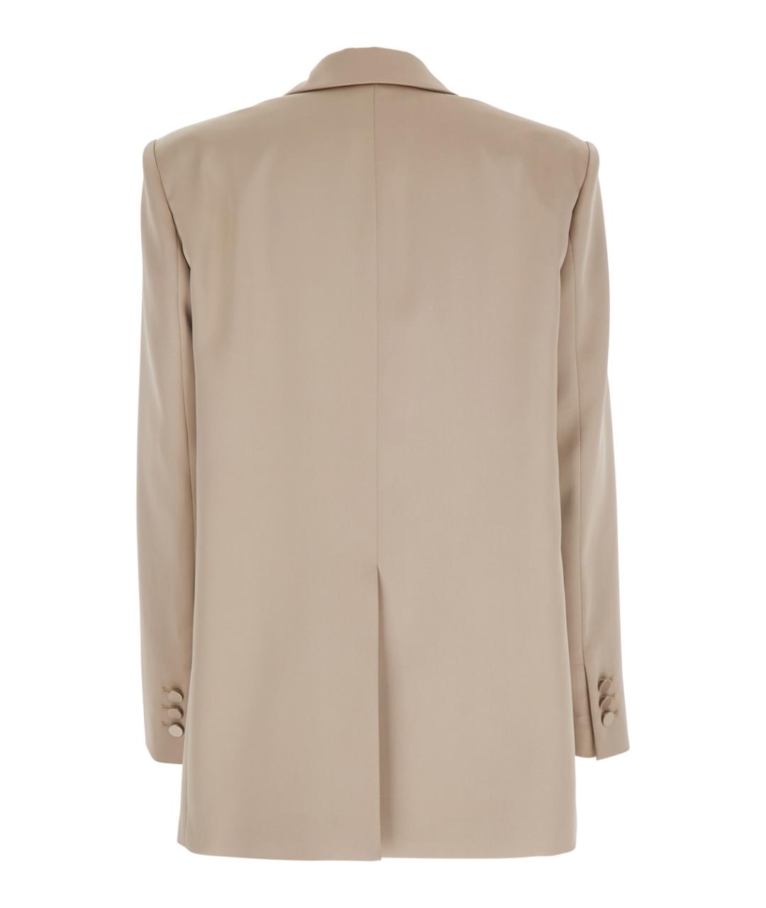 THE ANDAMANE Бежевый шерстяной жакет/пиджак, фото 2