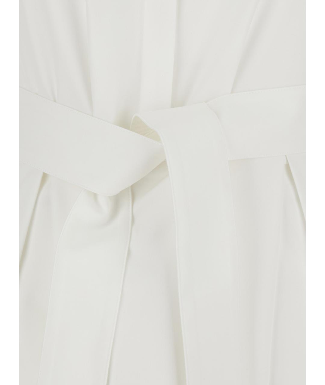 HERNO Белое полиэстеровое повседневное платье, фото 3