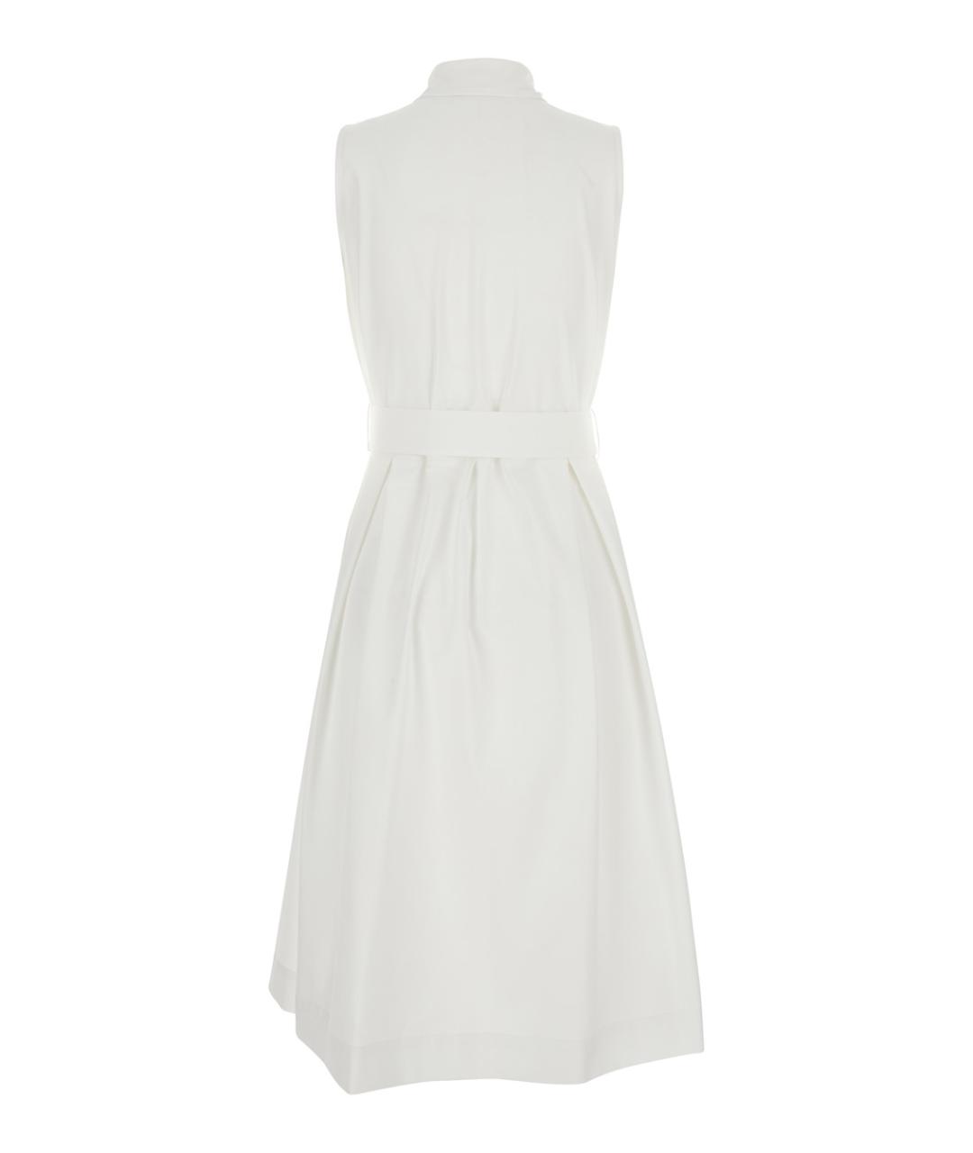 HERNO Белое полиэстеровое повседневное платье, фото 2