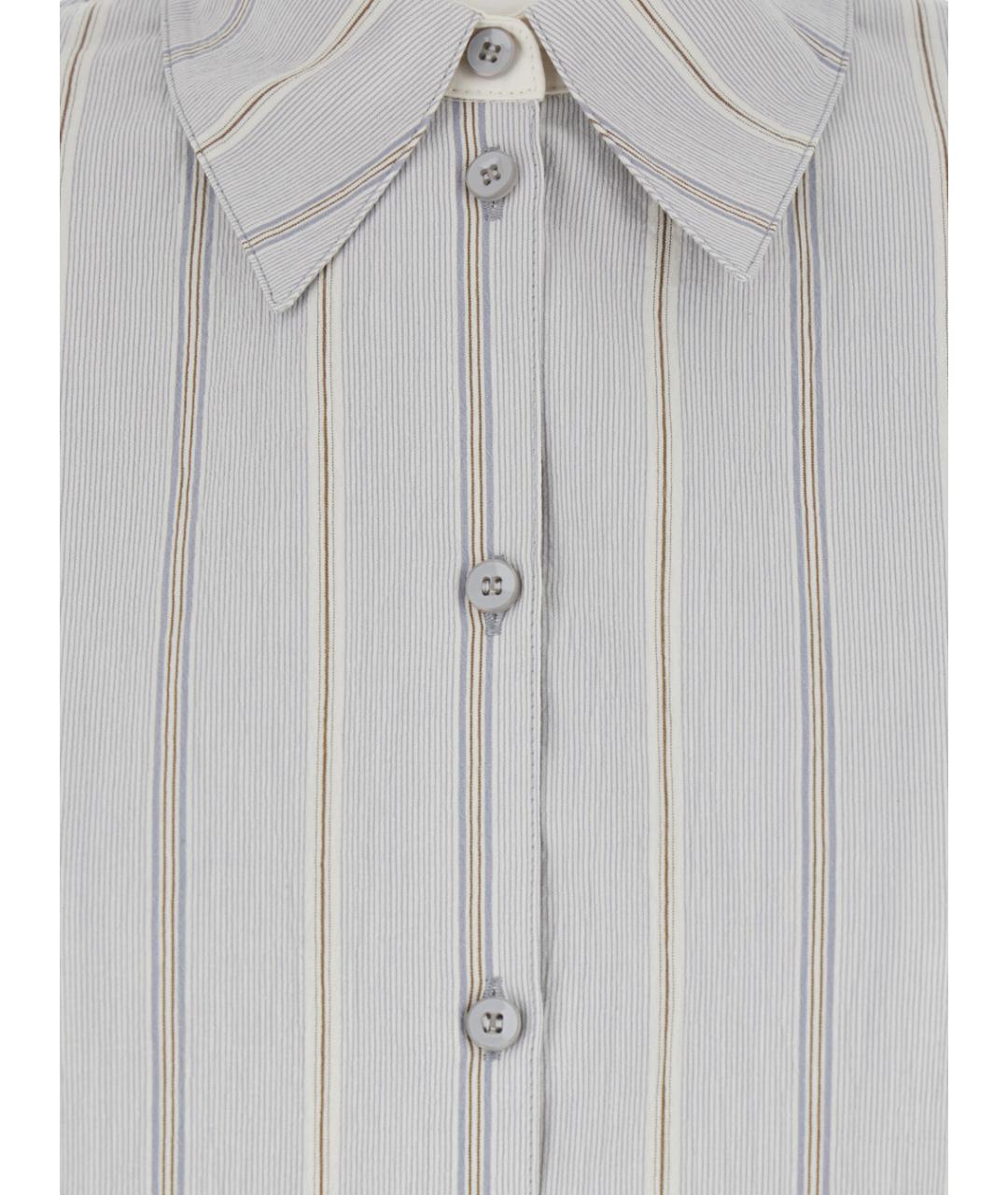 LOW CLASSIC Синяя хлопковая рубашка, фото 3