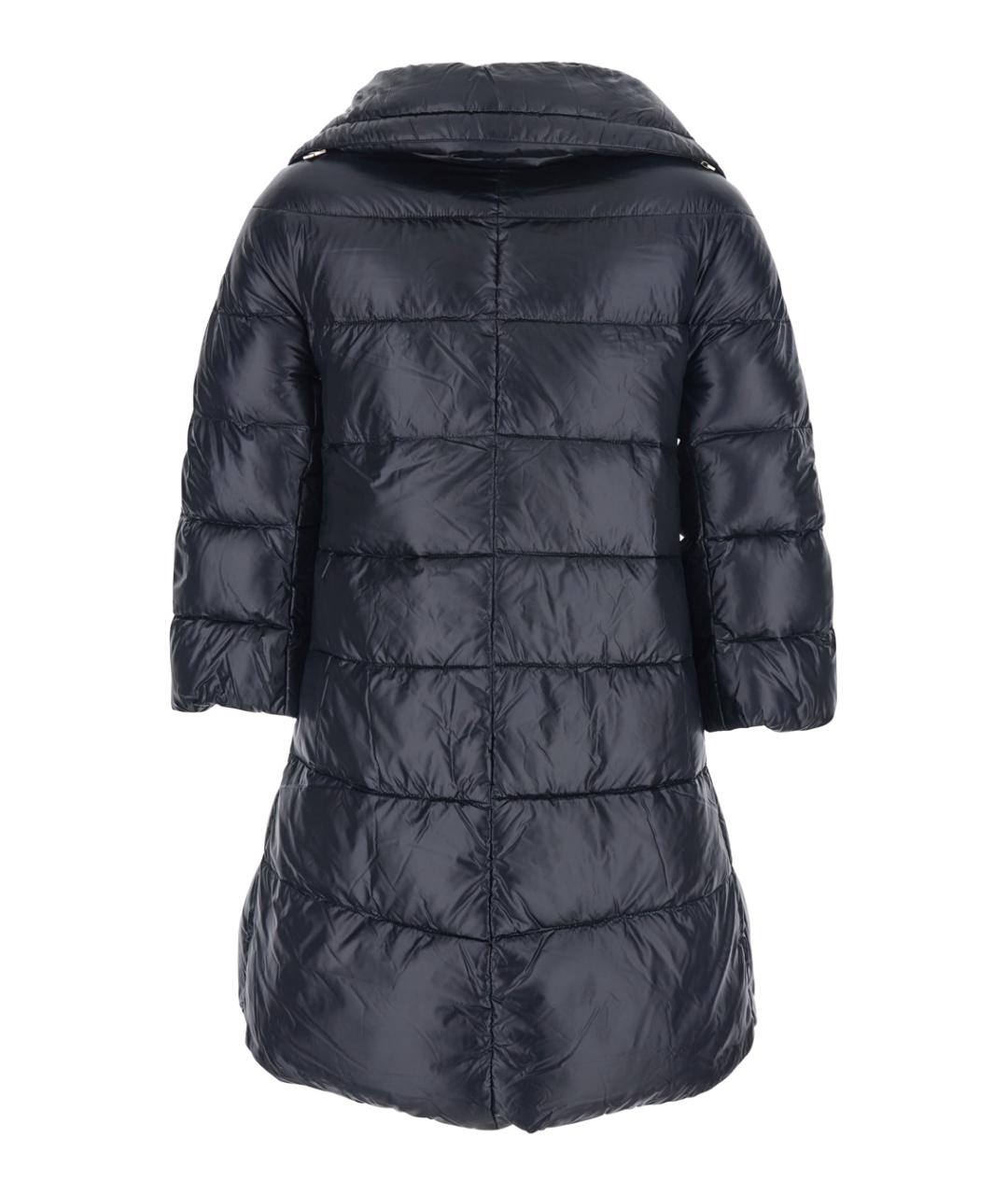 HERNO Черный полиамидовый пуховик, фото 2