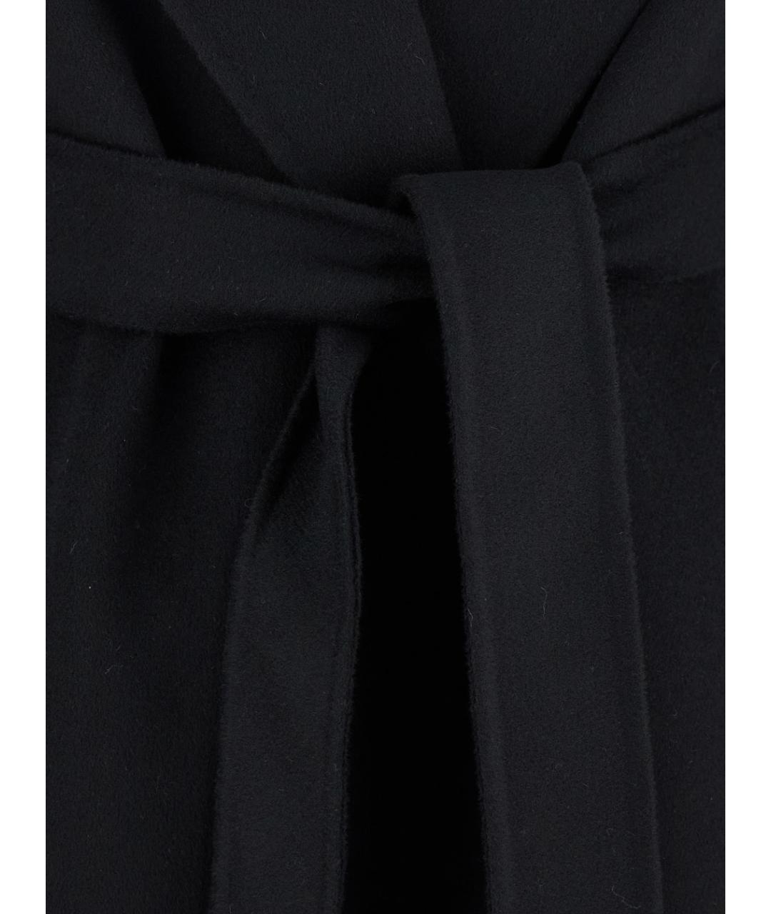 'S MAX MARA Черное шерстяное пальто, фото 3