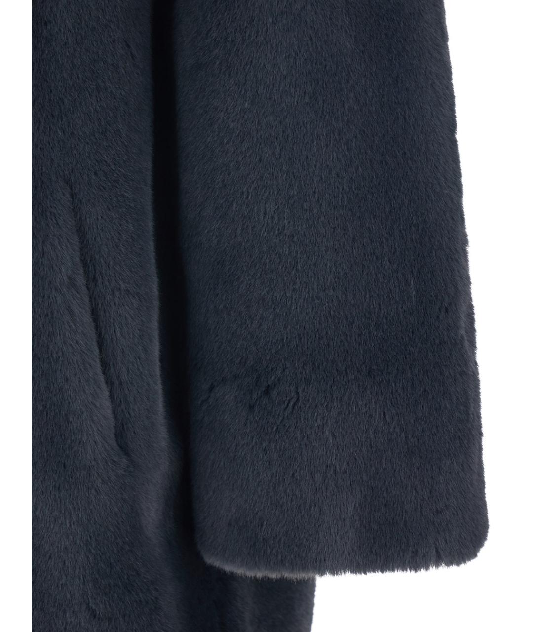 STAND Серое полиэстеровое пальто, фото 3