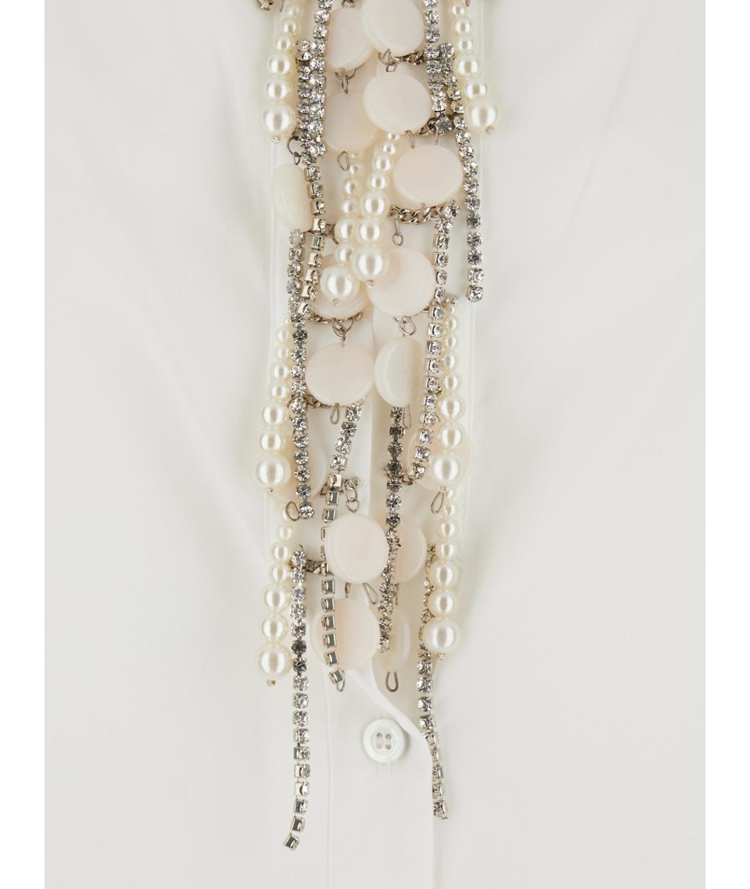 PINKO Белая хлопковая рубашка, фото 2