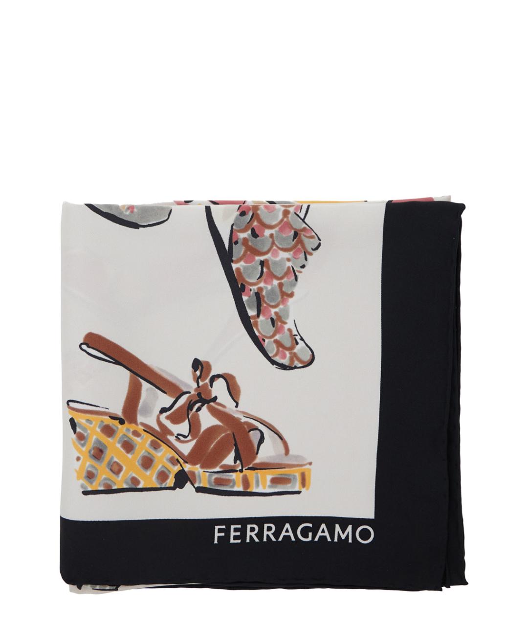 FERRAGAMO Мульти шелковый платок, фото 1