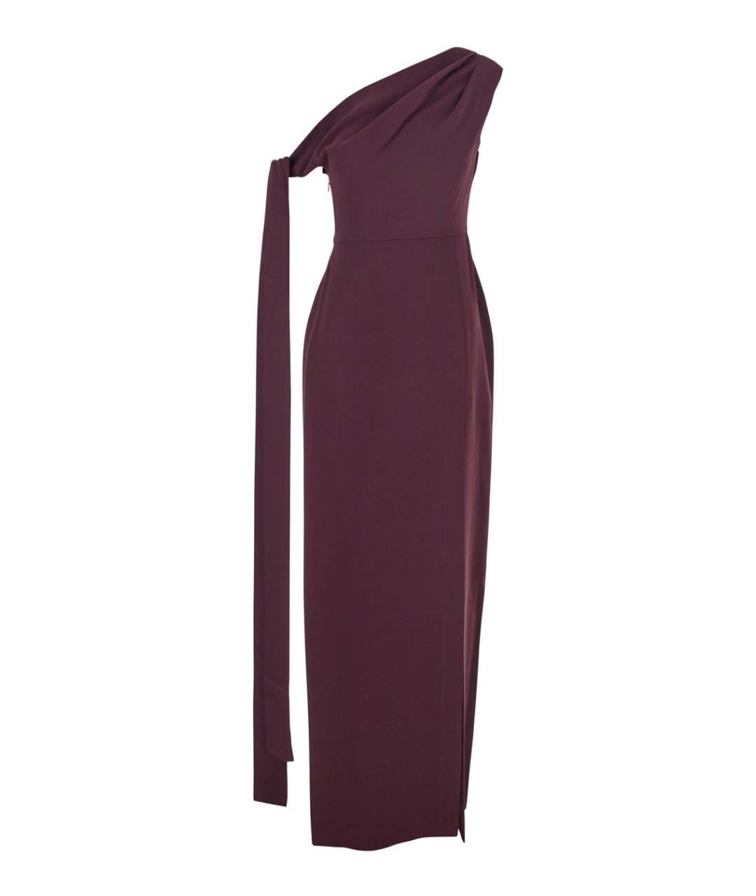 SOLACE LONDON Бордовое полиэстеровое коктейльное платье, фото 1
