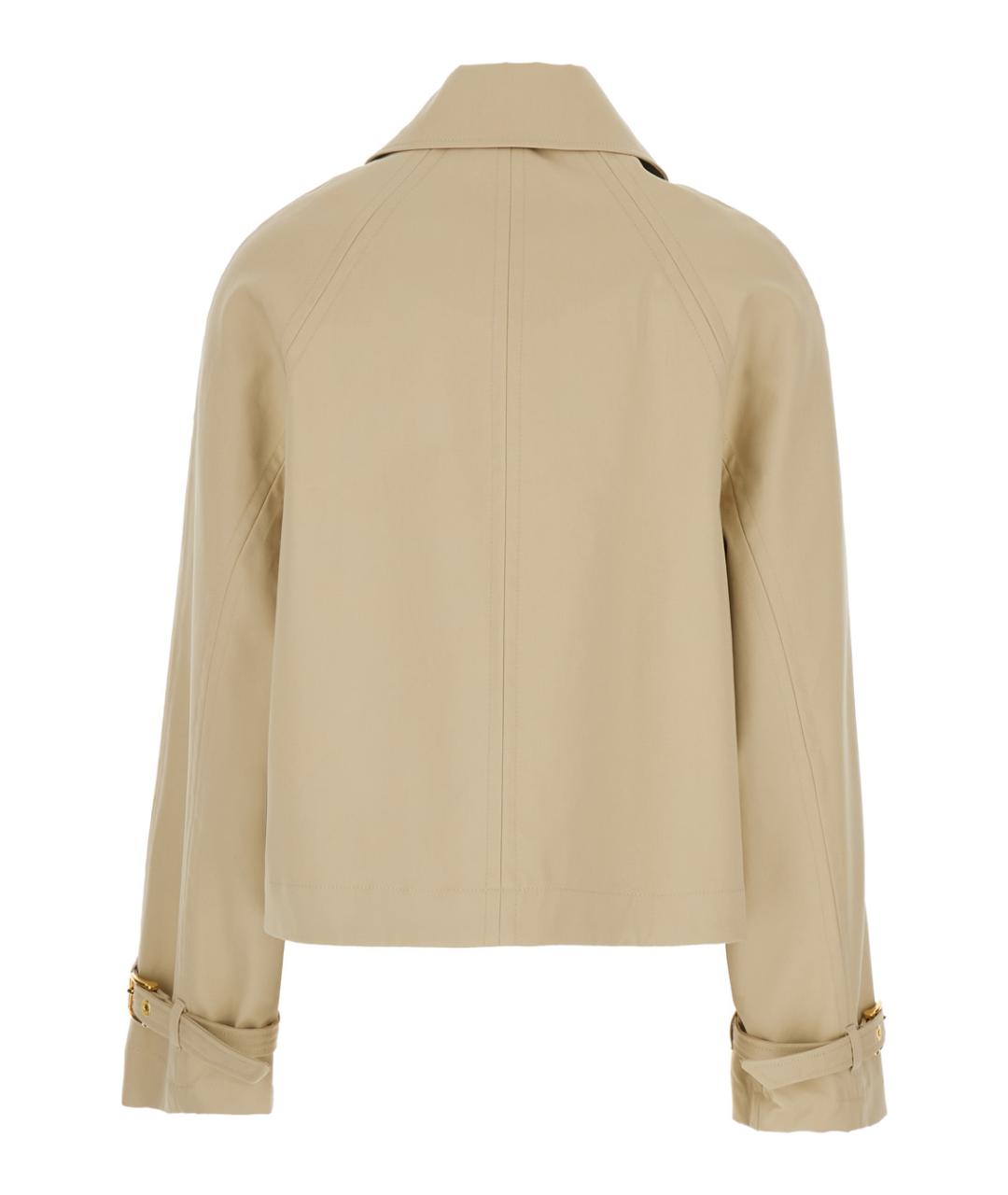 Ami Paris Бежевый хлопковый тренч/плащ, фото 2