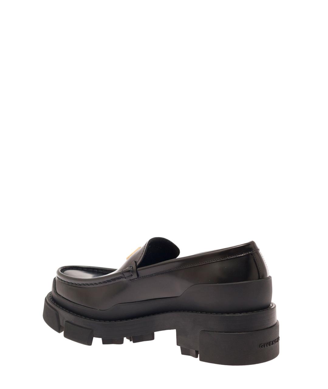 GIVENCHY Черные кожаные лоферы, фото 3