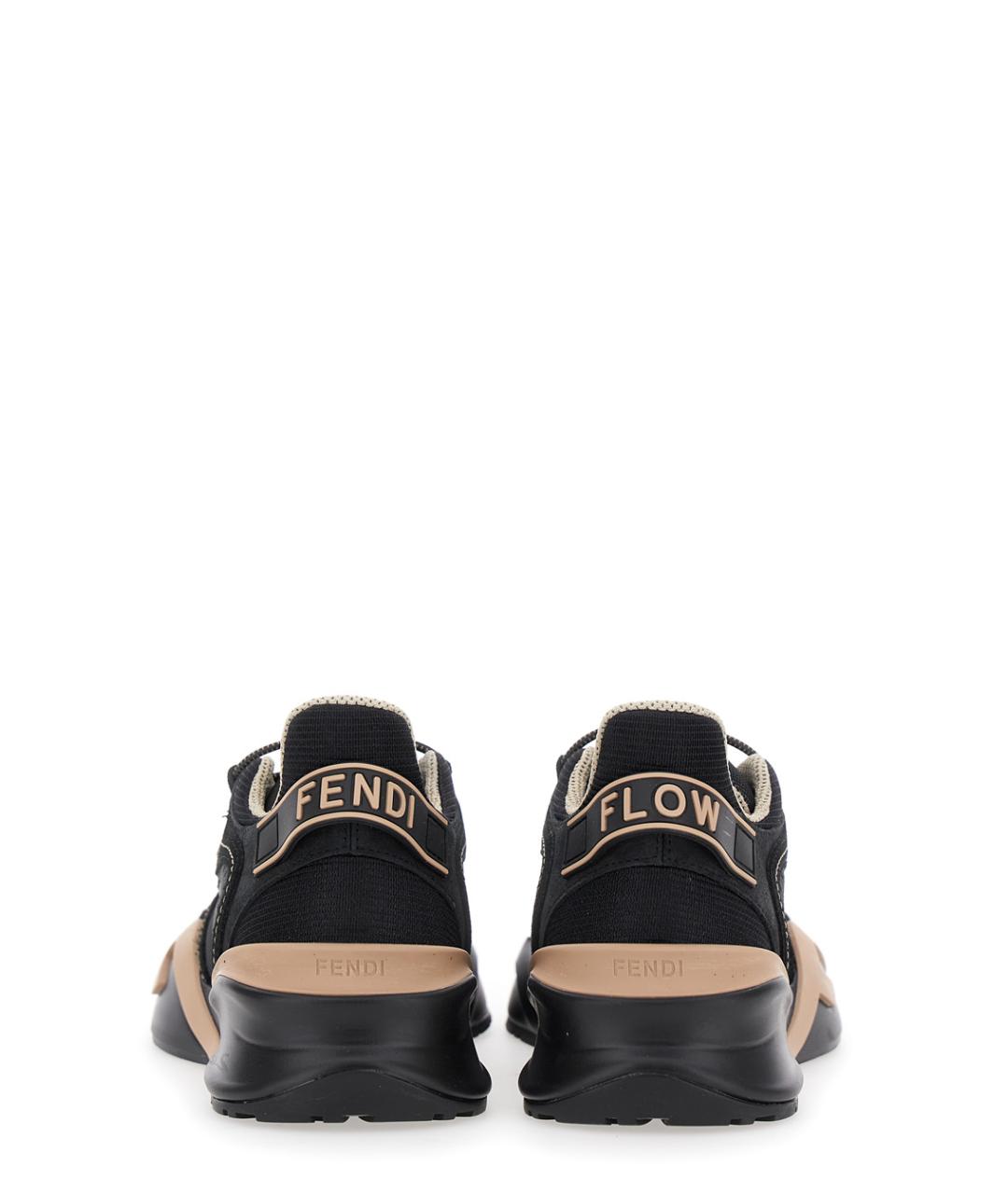 FENDI Черные кроссовки, фото 5