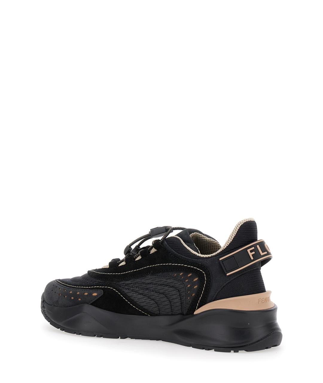 FENDI Черные кроссовки, фото 3