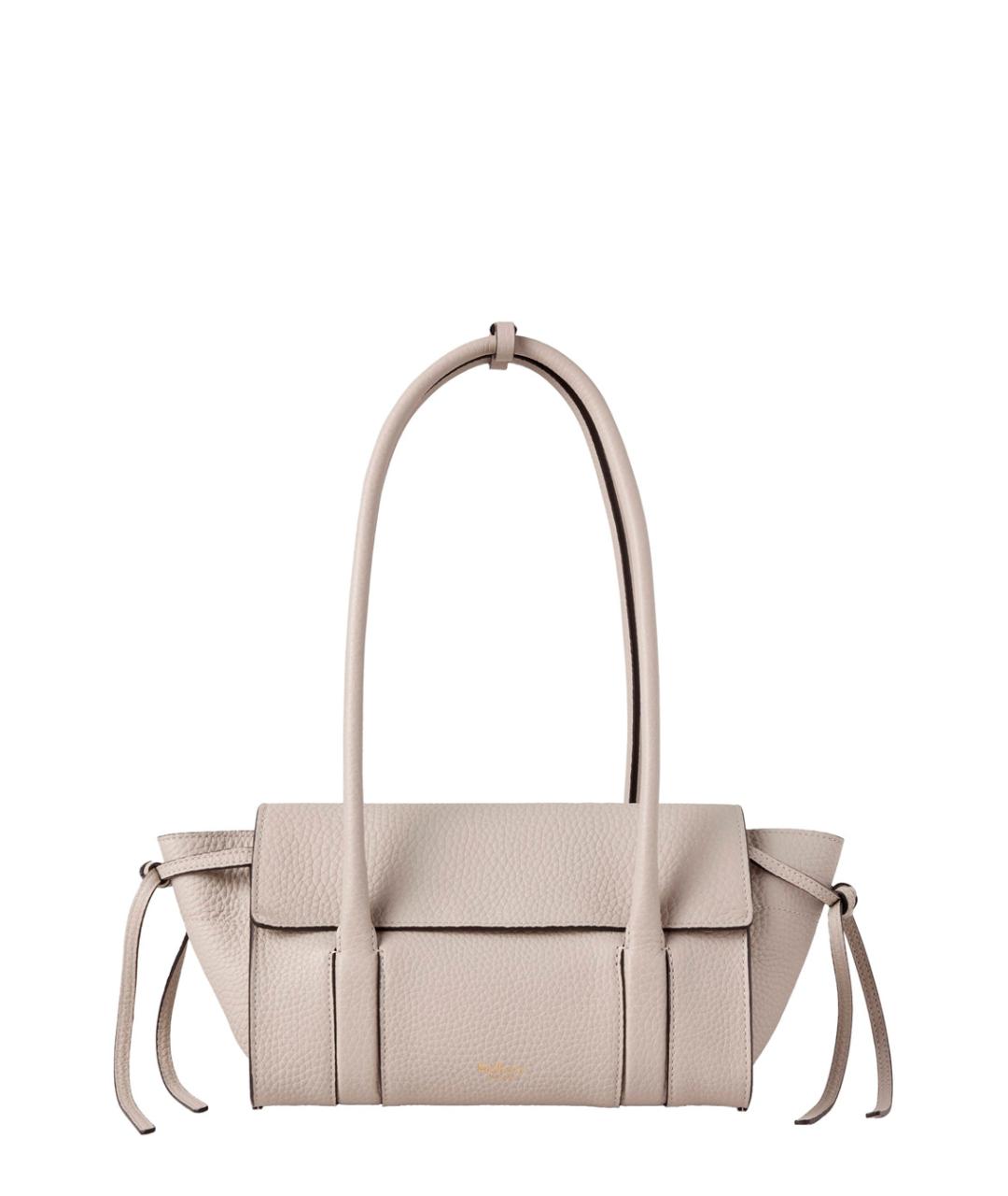 MULBERRY Бежевая кожаная сумка через плечо, фото 1