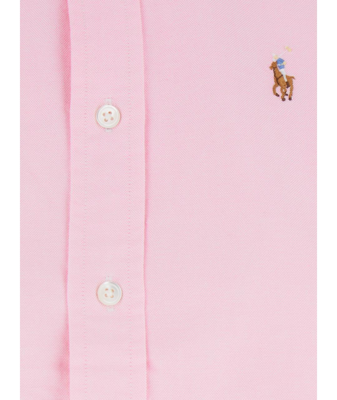 POLO RALPH LAUREN Розовая хлопковая рубашка, фото 3
