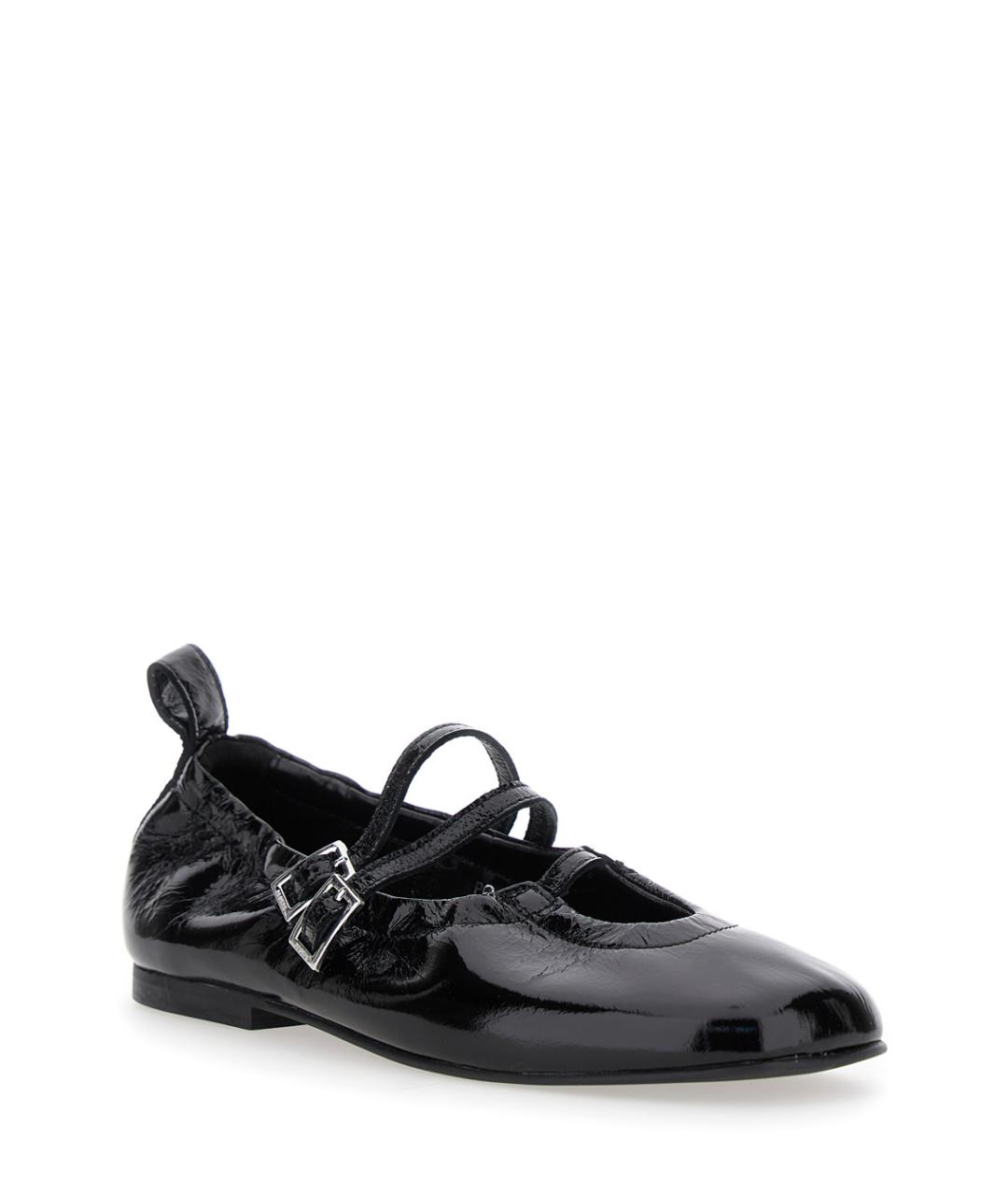 ALOHAS Черные кожаные балетки, фото 2