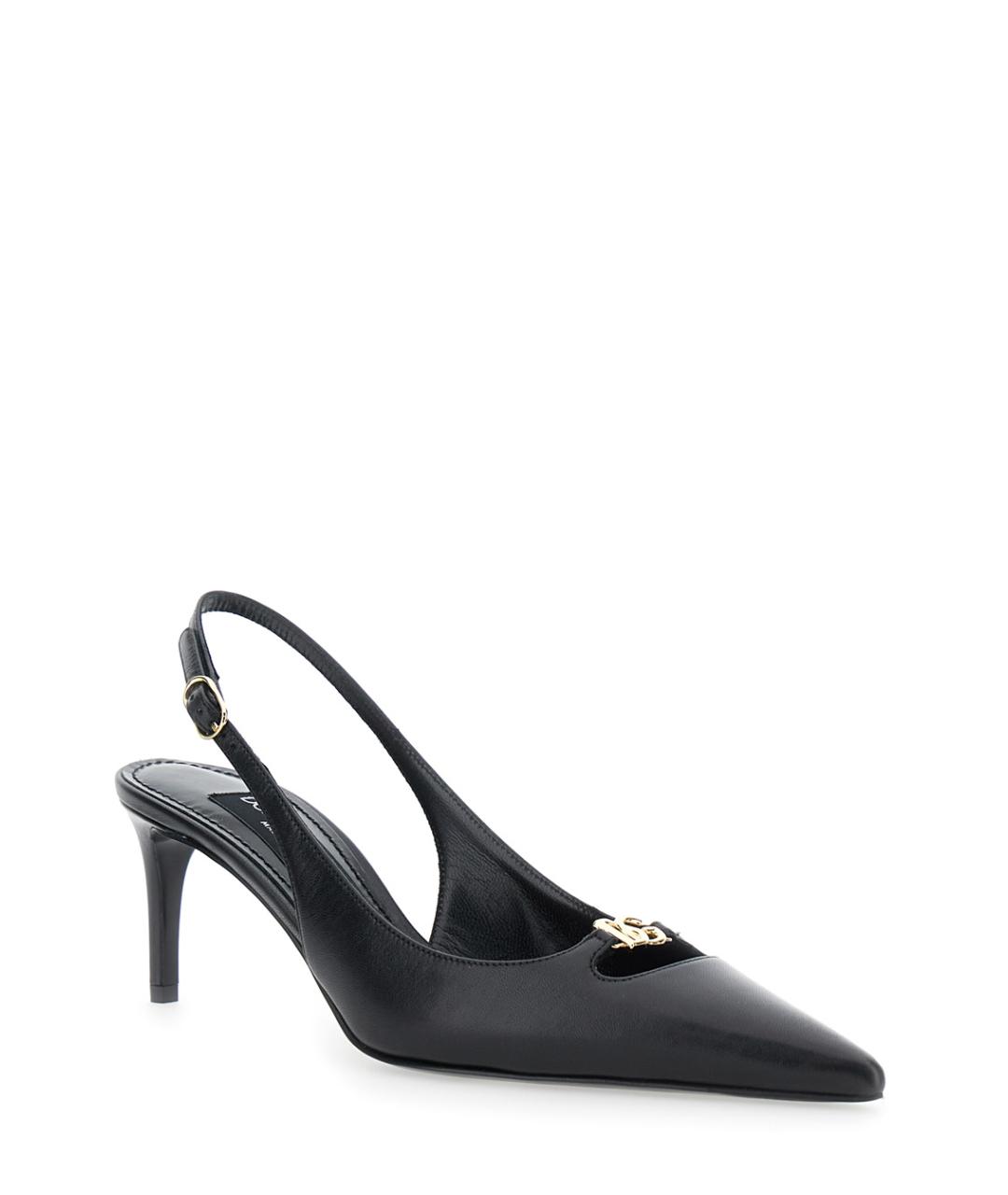 DOLCE&GABBANA Черные туфли из лакированной кожи, фото 2