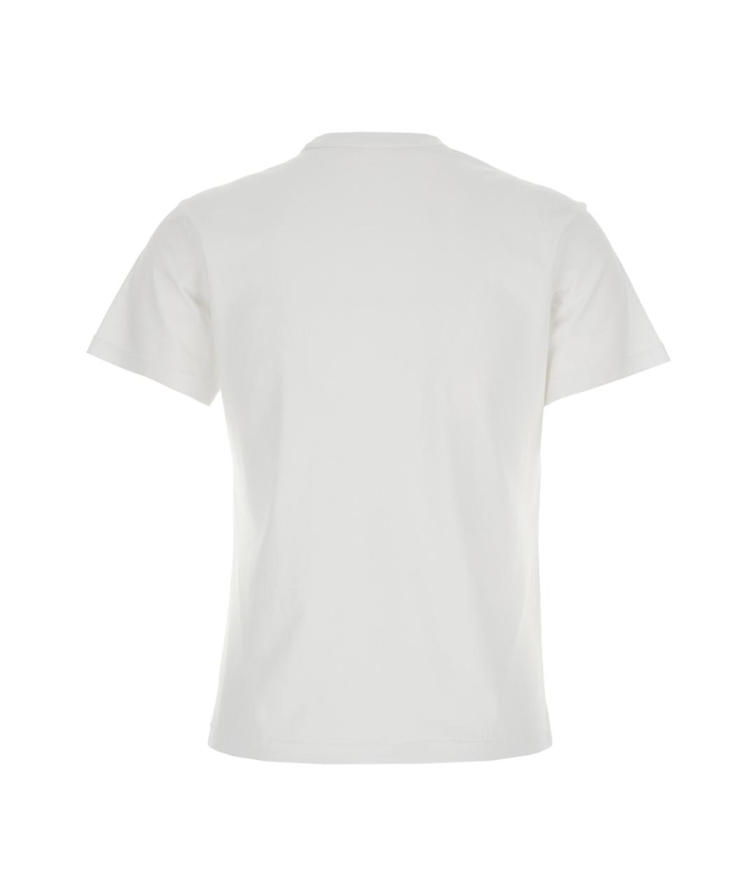 MARNI Белая хлопковая футболка, фото 2