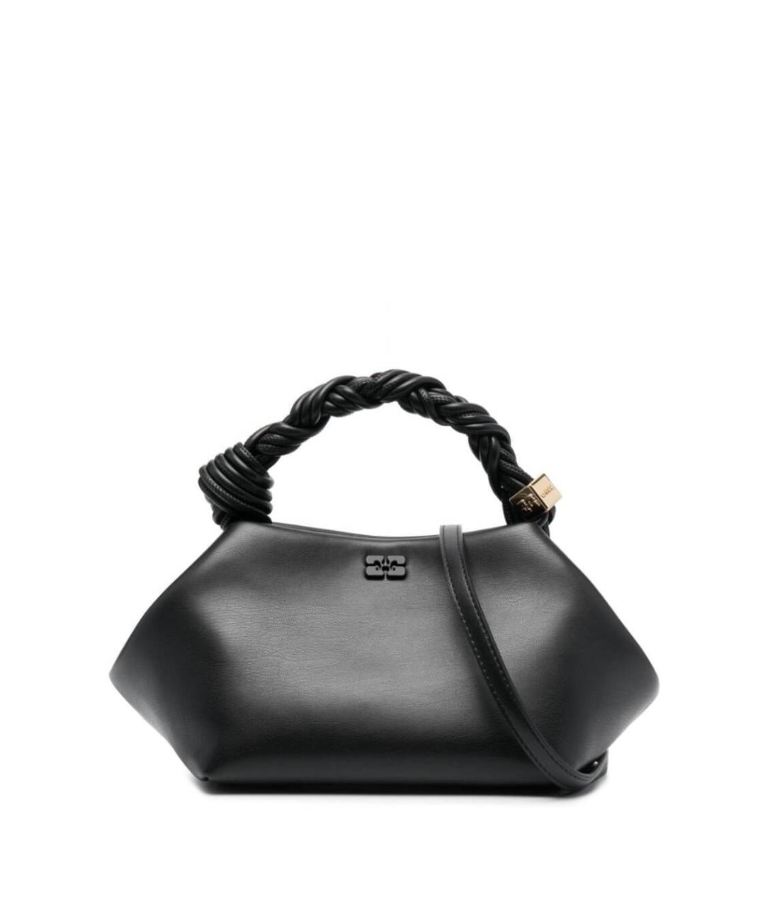 GANNI Черная сумка с короткими ручками, фото 1