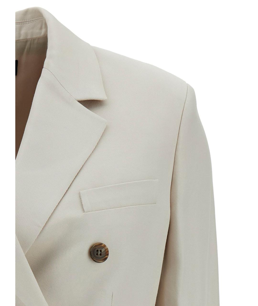 THEORY Белый вискозный жакет/пиджак, фото 3