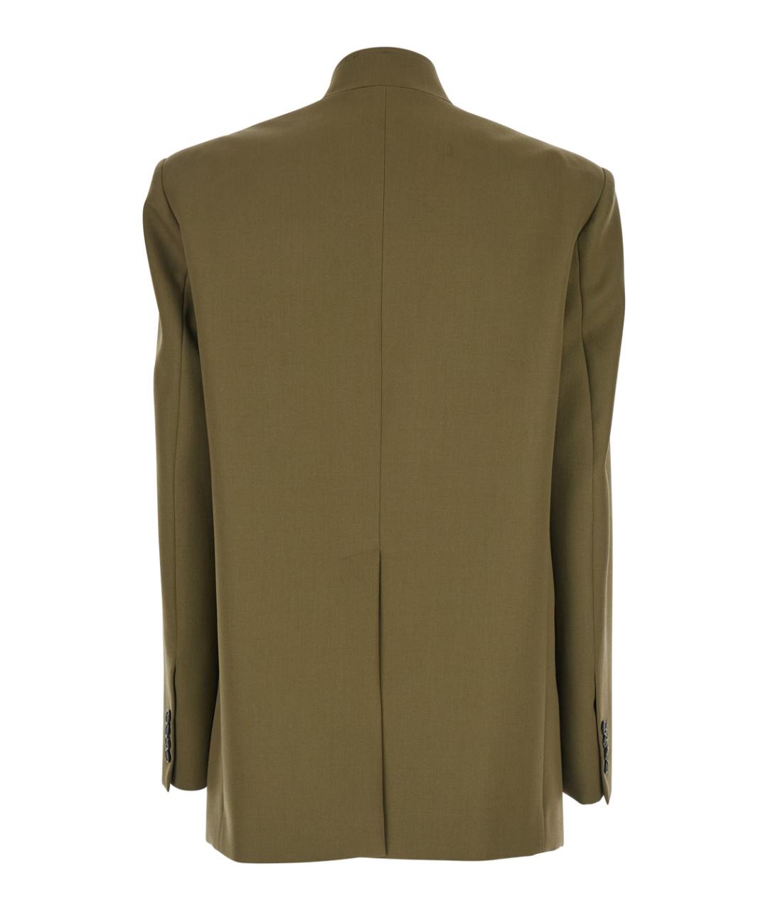 THE ATTICO Зеленый шерстяной жакет/пиджак, фото 2