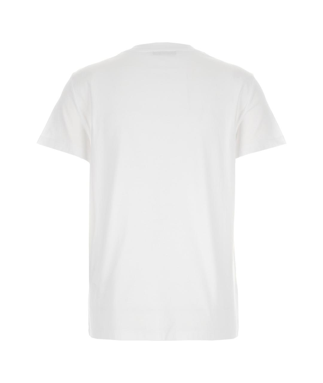 MAX MARA Белая хлопковая футболка, фото 2