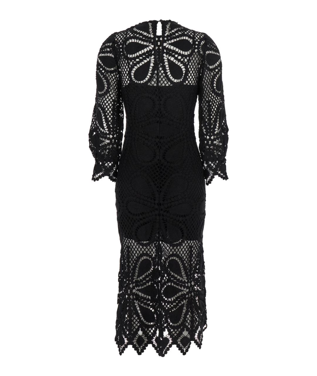 BA&SH Черное хлопковое повседневное платье, фото 2