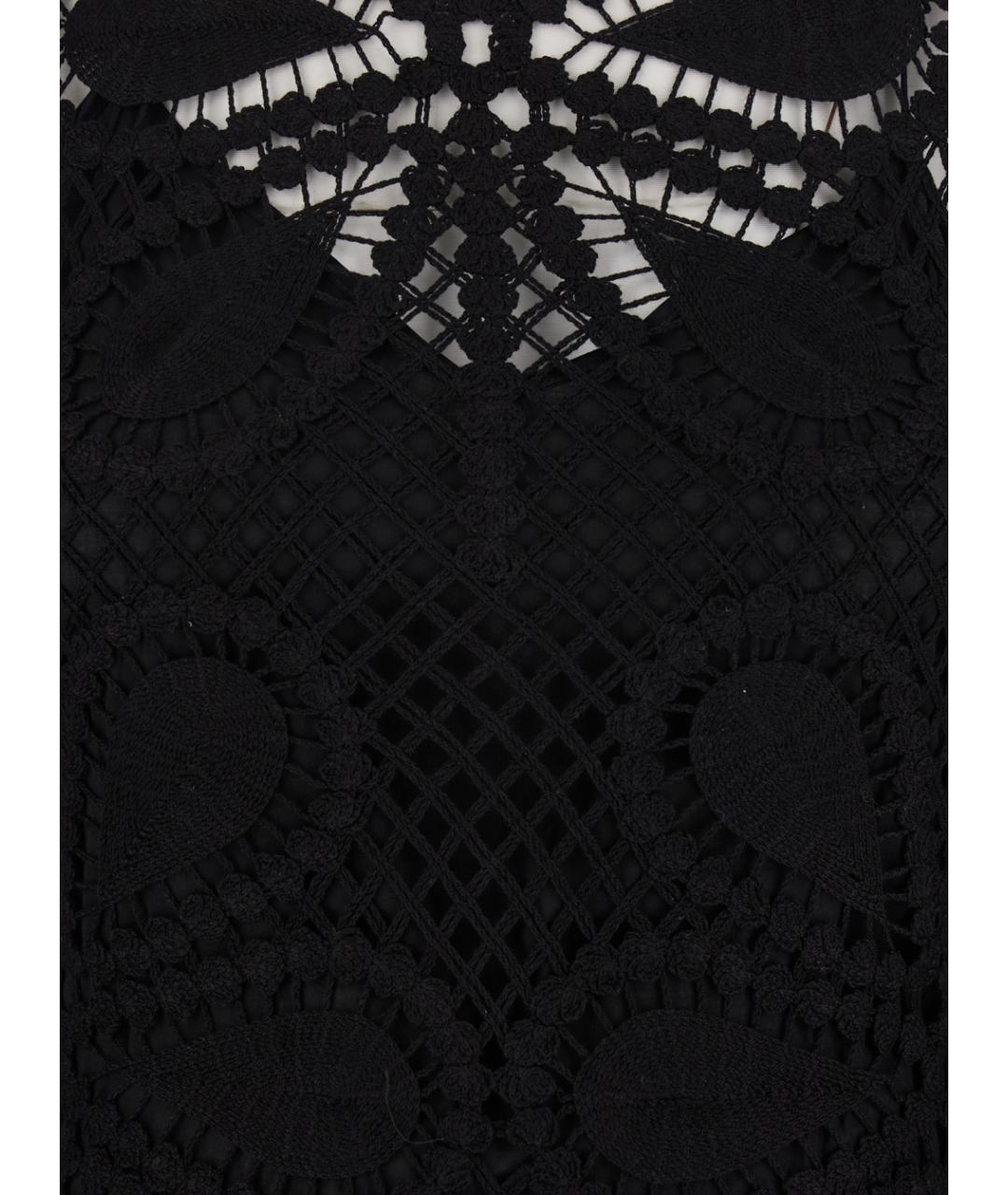 BA&SH Черное хлопковое повседневное платье, фото 3