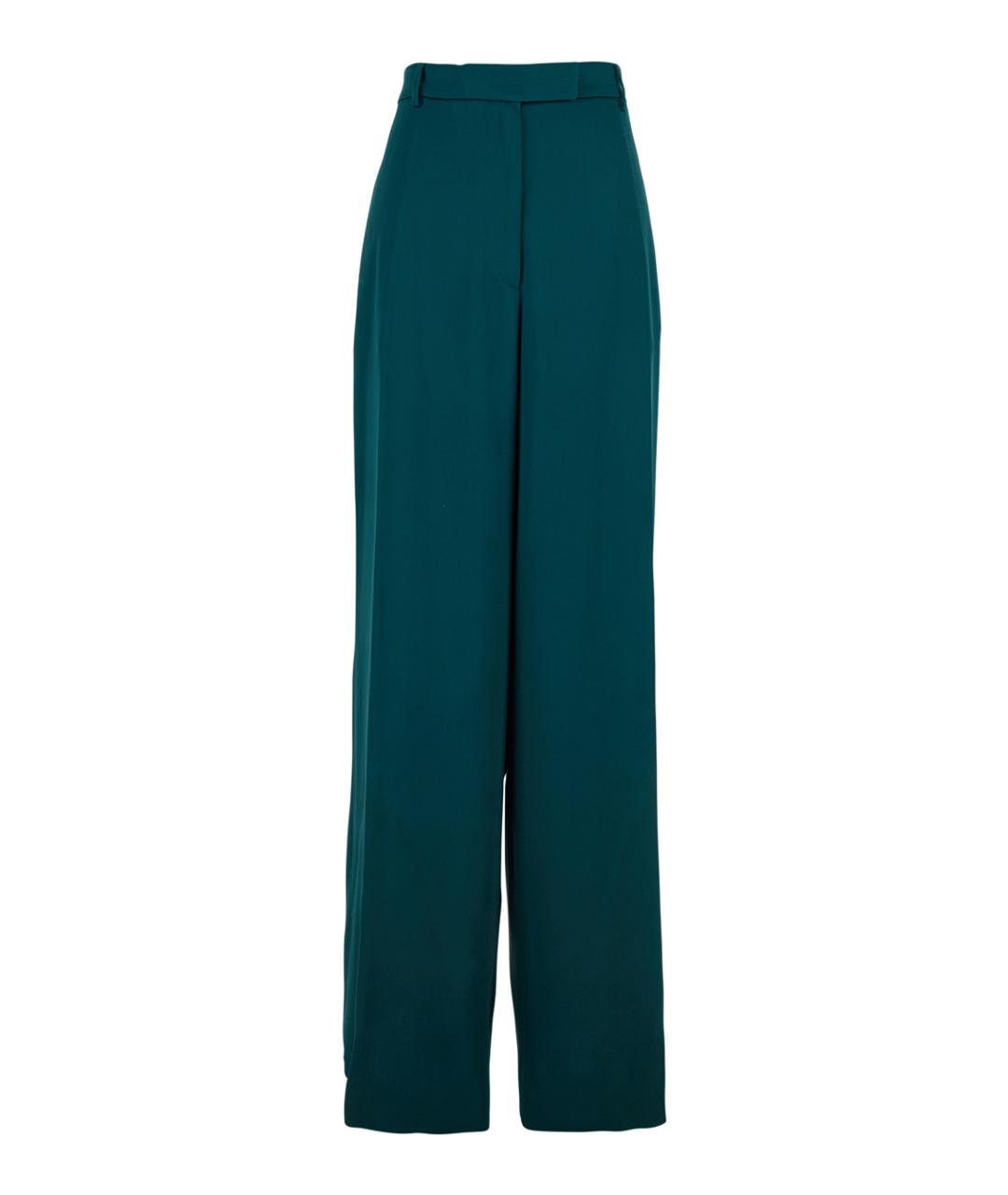 DRIES VAN NOTEN Синие прямые брюки, фото 1