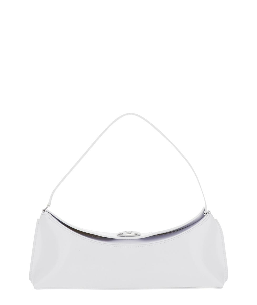 JACQUEMUS Белая кожаная сумка через плечо, фото 1