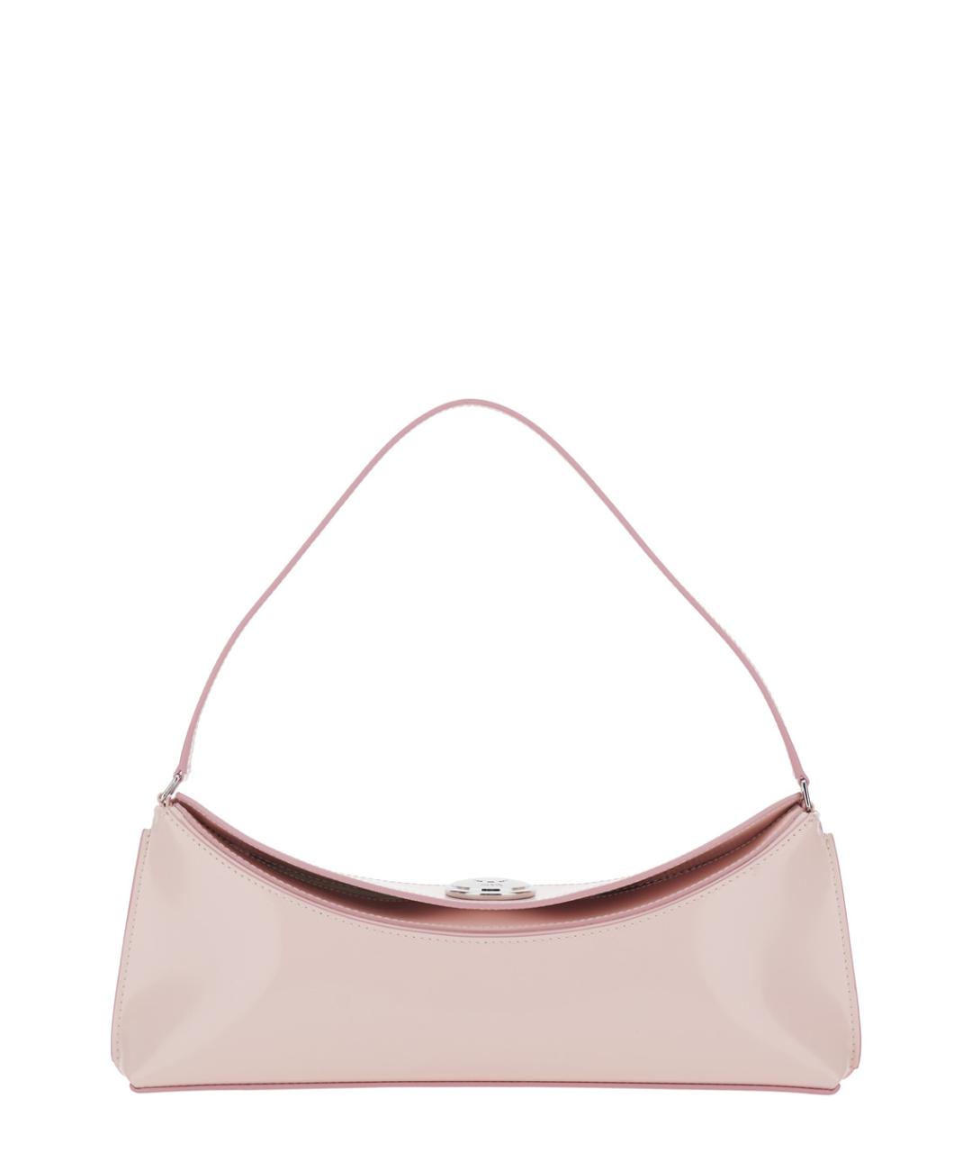 JACQUEMUS Розовая кожаная сумка через плечо, фото 1