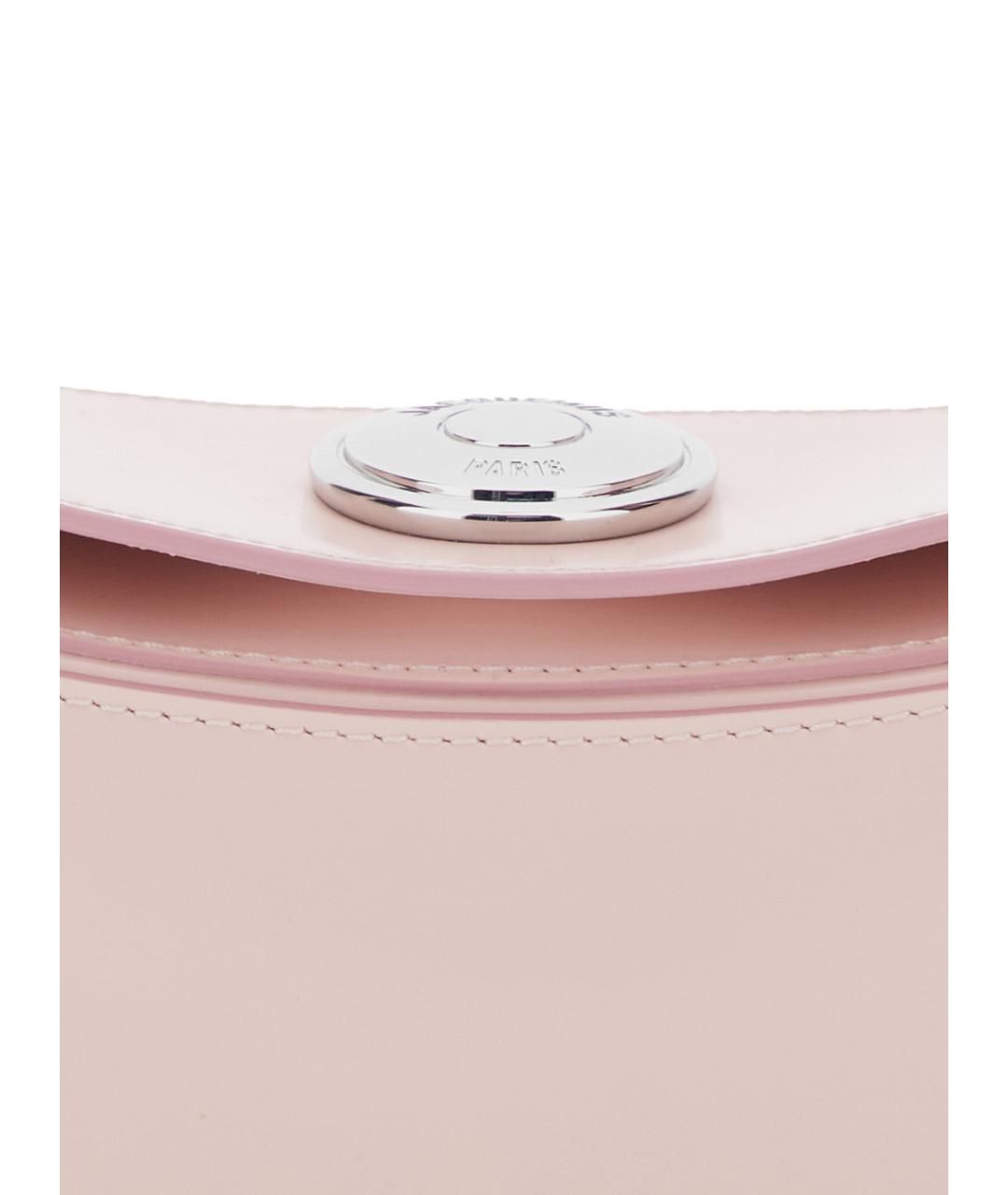 JACQUEMUS Розовая кожаная сумка через плечо, фото 3