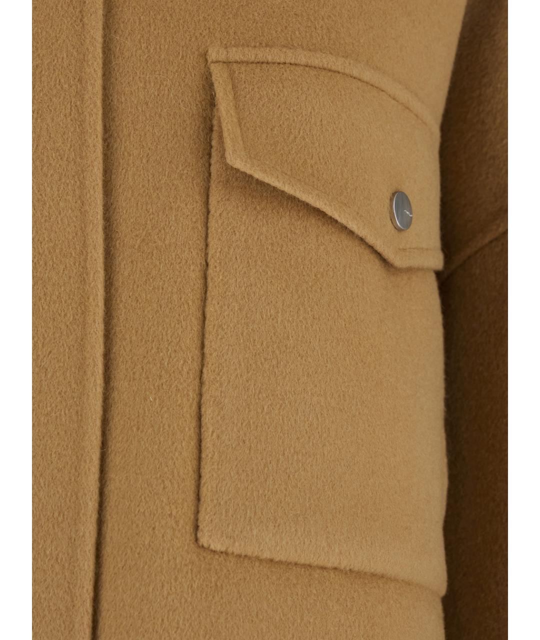 PINKO Бежевая шерстяная куртка, фото 3