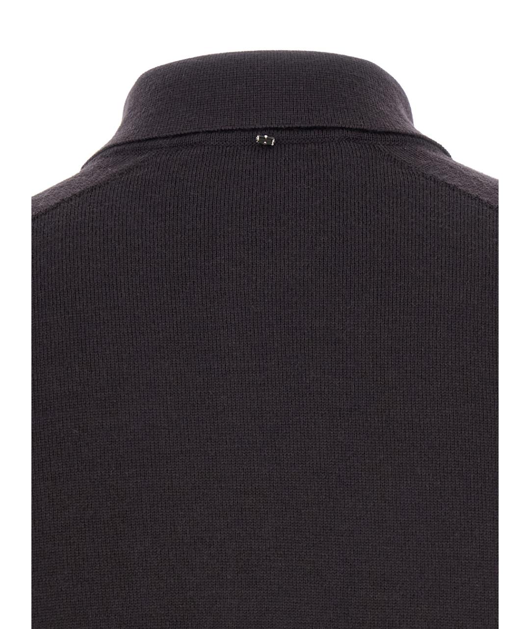 SPORTMAX Черный шерстяной джемпер / свитер, фото 4