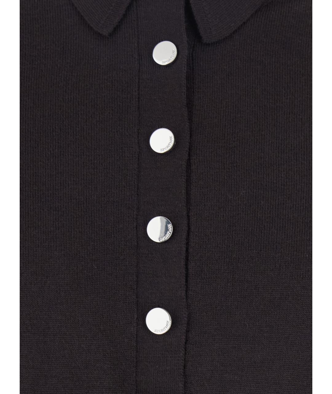 SPORTMAX Черный шерстяной джемпер / свитер, фото 3