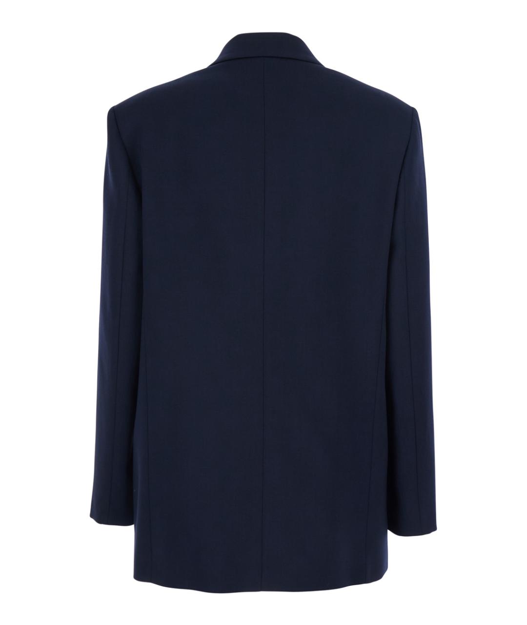 PINKO Темно-синий полиэстеровый жакет/пиджак, фото 2