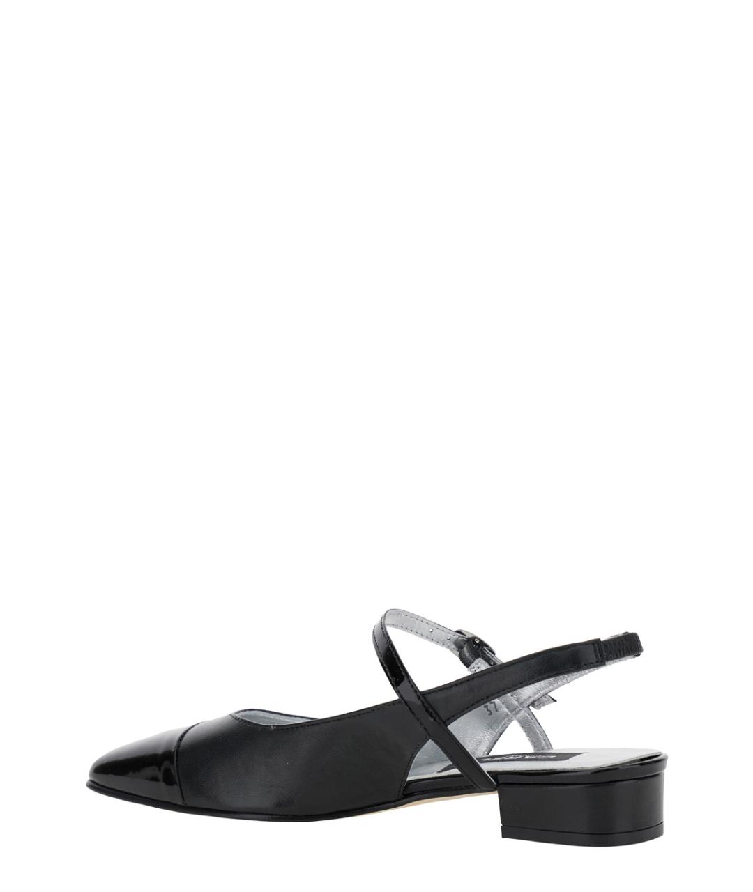 CAREL Черные кожаные балетки, фото 3