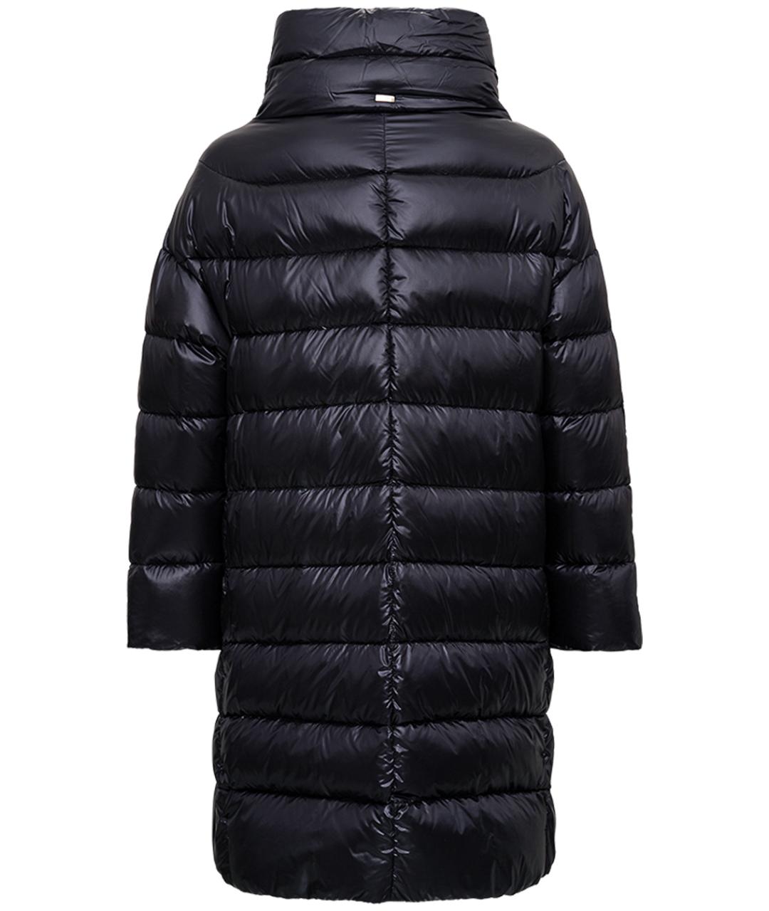 HERNO Черный полиамидовый пуховик, фото 2