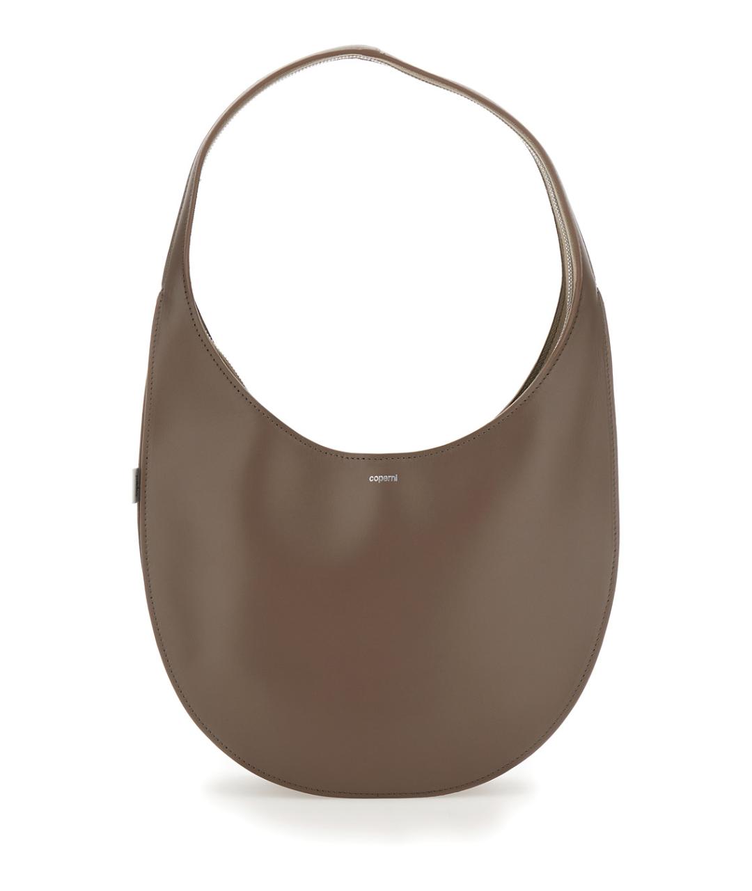 COPERNI Коричневая кожаная сумка через плечо, фото 1