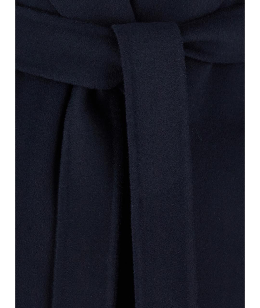 'S MAX MARA Темно-синее шерстяное пальто, фото 3