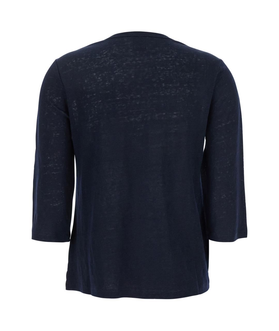 ALLUDE Синий льняной джемпер / свитер, фото 2